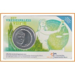Holanda 2013 Cartera Oficial Coin Card Moneda 5 € Palacio de la paz La Haya Holanda 2013 Cartera Oficial Coin Card Moneda 5 € Palacio de la paz La Haya