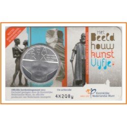 Holanda 2012 Cartera Oficial Coin Card Moneda 5 € La Escultura Holanda 2012 Cartera Oficial Coin Card Moneda 5 € La Escultura