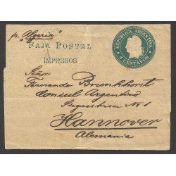 Argentina Carta de Buenos Aires a Hanover (Alemania)