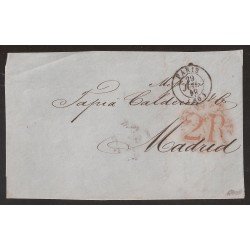 Francia  Frontal de Paris a Madrid 1849
