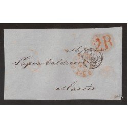 Francia Frontal de Paris a Madrid 1852