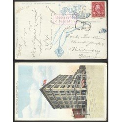 Estados Unidos Postal de Jacksonville a Nuremberg 1926