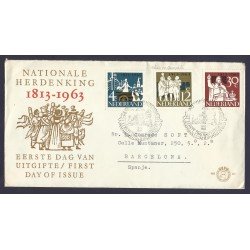 Holanda Carta de Amsterdam a Barcelona 1963 Holanda Carta de Amsterdam a Barcelona 1963