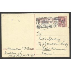 Holanda Postal de Amsterdam a Peine (Alemania) 1936 Holanda Postal de Amsterdam a Peine (Alemania) 1936