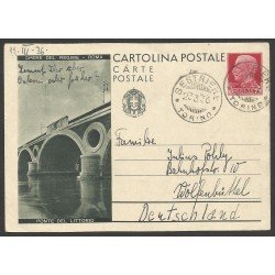 Italia  Postal de Sestriere a  Wolfenbüttel 1936