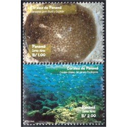 Panama A- 549/550 2001 Corales de Panama MNH