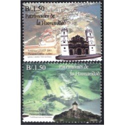 Panama A- 554/555 2001 Patrimonios de la Humanidad MNH