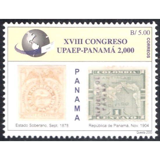 Panama 1196 2000 XVIII Congreso UPAEP PANAMA MNH Panama 1196 2000 XVIII Congreso UPAEP PANAMA MNH