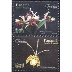 Panama 1197/98 2000 Orquideas de Panama MNH