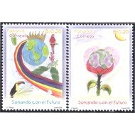 Panama 1203/04 2000 Soñando con el Futuro MNH Panama 1203/04 2000 Soñando con el Futuro MNH
