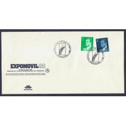 España Sobre y Matasello Expomóvil Barcelona 1982 España Sobre y Matasello Expomóvil Barcelona 1982
