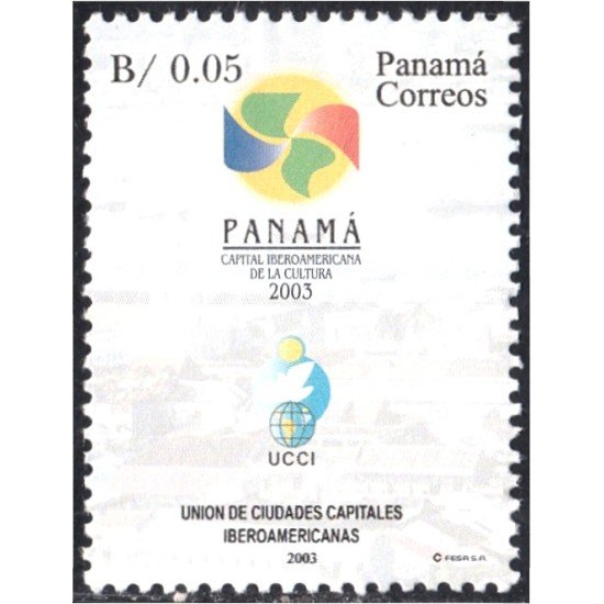 Panama 1231 2003 Panama Capital Iberoamericana de la cultura MNH Panama 1231 2003 Panama Capital Iberoamericana de la cultura MNH