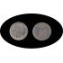 Isabel II 1866 40 céntimos de escudo 1866 Madrid plata