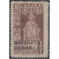 España Beneficencia Huérfanos Correos NE 33 1938 Año Compostelano MH