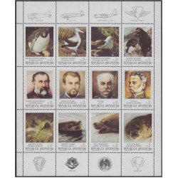 Argentina 1392/03 1983 Pioneros y Fauna en la Antártica Argentina MNH 