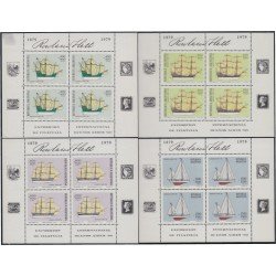 Argentina 1185/88 1979 Exp. Filatélica Internacional Barcos Boats MNH Argentina 1185/88 1979 Exp. Filatélica Internacional Barcos Boats MNH