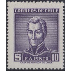 Chile 270 1958 General F.A Pinto MNH Chile 270 1958 General F.A Pinto MNH