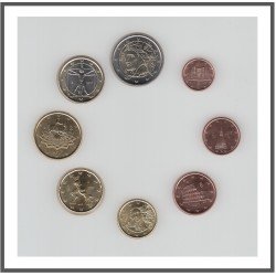 Italia 2017 Emisión monedas Sistema monetario euro € Tira