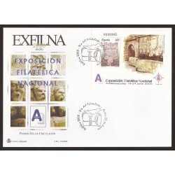 España 3716 2000 matasello y Sobre Primer Día Exfilna Avilés