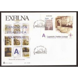 España 3716 2000 matasello y Sobre Primer Día Exfilna Avilés