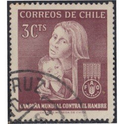 Chile 299 1963 Campaña mundial contra el hambre Cruz Roja usado
