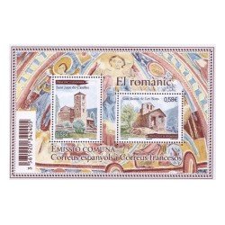 Andorra francesa  HB 3 2010 El romànic Emsisón Conjunta MNH