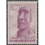 Chile 307 1965 Moai Isla de Pascua MNH Chile 307 1965 Moai Isla de Pascua MNH
