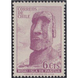 Chile 307 1965 Moai Isla de Pascua MNH