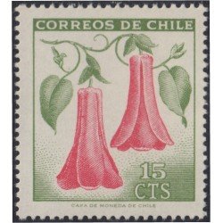 Chile 310 1965 Serie Antigua Flor Nacional MNH