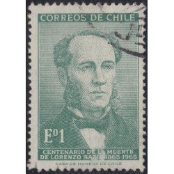 Chile 311 1966 Centenario de la muerte de Lorenzo Sazie usado