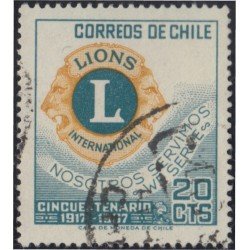 Chile 320 1967 50 Años de Lions International usado