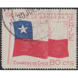 Chile 321 1967 150 Años de la Bandera Nacional usado