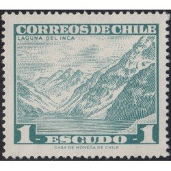 Chile 323 1968 Serie antigua Laguna Inca MH