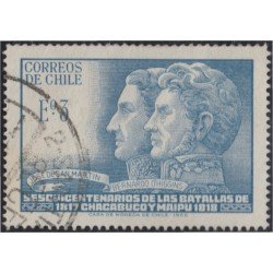 Chile 324 1968 150 Años de las batallas de Chacabuco y Maipú usado