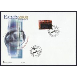España 3944 2002 matasello Sobre Primer Día Exposición Mundial Salamanca 2002