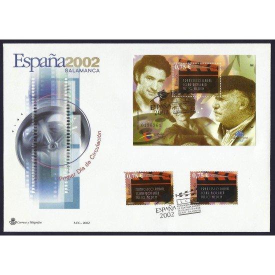 España 3944 2002 HB+3944 matasello Exposición Mundial Salamanca 2002