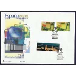 España 3945 2002 Sobre Primer Día matesallo Expo Mundial 