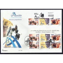 España 4089-4090 2004 Sobre Primer Día Exposición Mundial Valencia España 4089-4090 2004 Sobre Primer Día Exposición Mundial Valencia