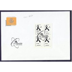 España 4074  2004  4 sellos autoahesivos matasello Sobre Expo Mundial