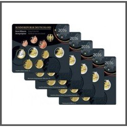 Alemania 2016 Cartera Oficial Euros € (5 cecas) + 2 € Sachen ( 5 cecas) Alemania 2016 Cartera Oficial Euros € (5 cecas) + 2 € Sachen ( 5 cecas)
