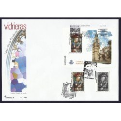 España 4132 2004 HB+sello matasello Sobre Primer Día XXXVII Feria Nacional Vidrieras España 4132 2004 HB+sello matasello Sobre Primer Día XXXVII Feria Nacional Vidrieras