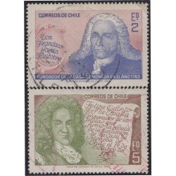 Chile 331/32 1968 Don Francisco García Huidobro y Felipe V usados