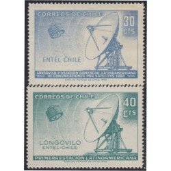Chile 334/34A 1969 Longovil Entel-Chile MH