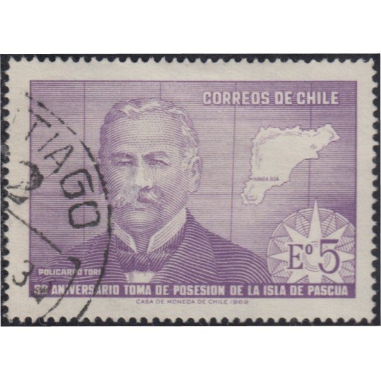 Chile 342 1970 Policarpo Toro usado