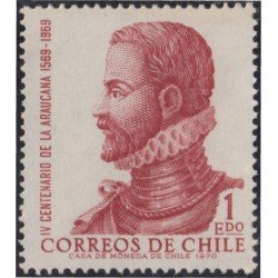 Chile 376 1972 4º Centenario dela Araucana MH Chile 376 1972 4º Centenario dela Araucana MH