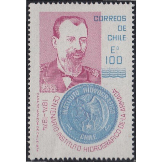 Chile 434 1975 Centenario del Instituto Hidrográfico de la Marina MNH