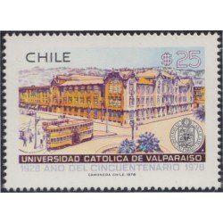 Chile 498 1978 50 Años de la Universidad católica de Valparaíso MNH