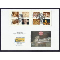 España 4052C 2004 Carnet matasello y Sobre Arte Románico