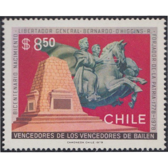 Chile 513 1979 Bicentenario del nacimiento de Bernardo O´Higgins MNH Chile 513 1979 Bicentenario del nacimiento de Bernardo O´Higgins MNH