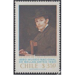 Chile 549 1980 Museo Nacional de Bellas Artes Pablo Burchard MNH